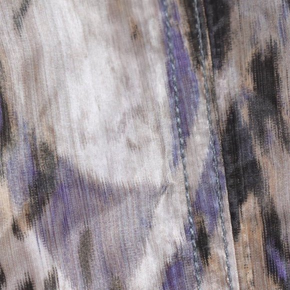 Chicos Jacket 1 Womens Multicolor Printed Button Front Long Sleeve Pockets - Picture 8 of 8